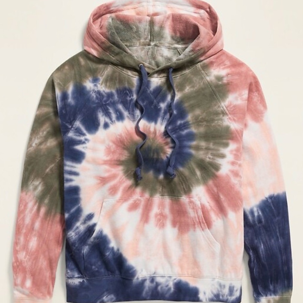 Old Navy Gray, pink and Cream Hoodie